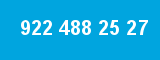 922 488 25 27 922 488 25 27